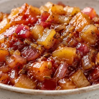 ️ Sweet & Spicy Apple Chutney: Your Taste Buds Will Thank You!