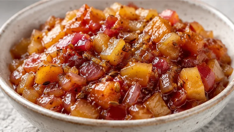 Sweet & Spicy Apple Chutney: Your Taste Buds Will Thank You!