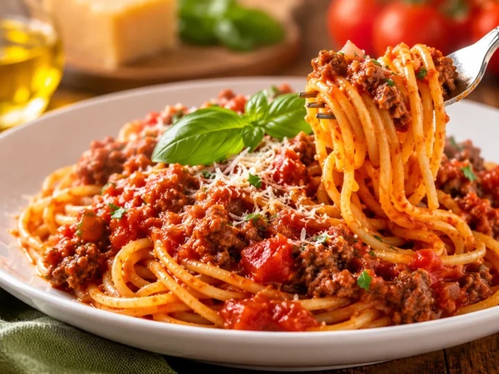 Calories in Meat Sauce Spaghetti: A Clear Breakdown by Ingredient
