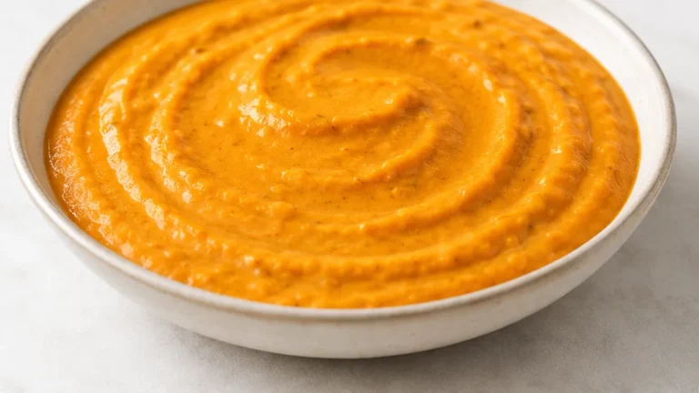 Creamy Carrot Ginger Sauce