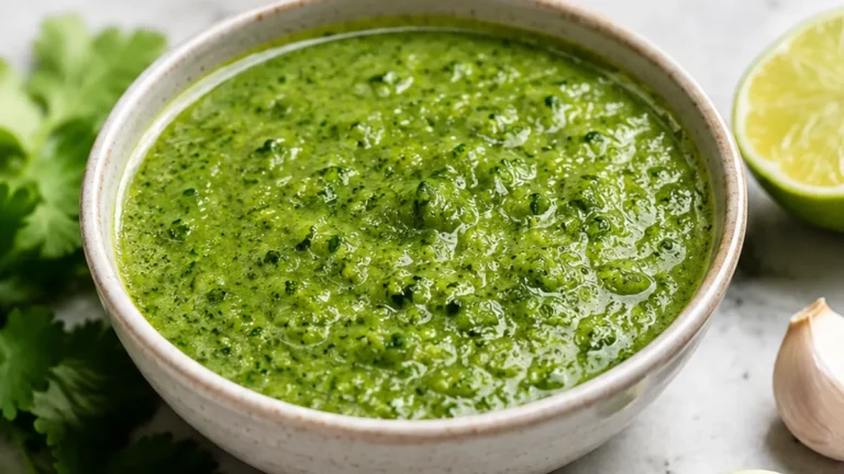 Zesty Cilantro Sauce: Brighten Meals!
