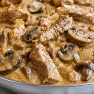 Creamy Hunter's Pork: Comfort Meal! - creamy pork