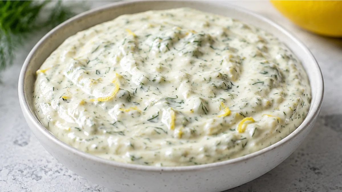 Creamy Dill Sauce for Salmon - Dill sauce: whip up this creamy and fresh sauce in minutes. Perfect for salmon, it adds a bright, tangy flavor that improves any