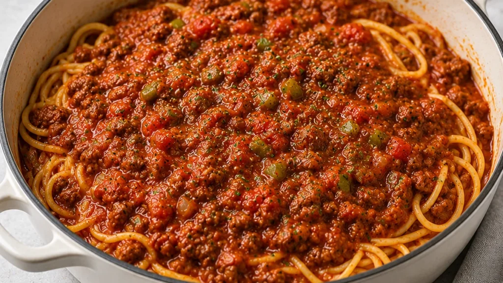Irresistible Ground Beef Pasta Sauce