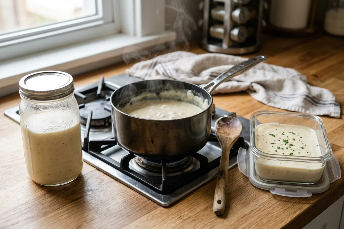 Make-Ahead, Storage, and Reheating Homemade alfredo sauce — Make-Ahead, Storage, and Reheating