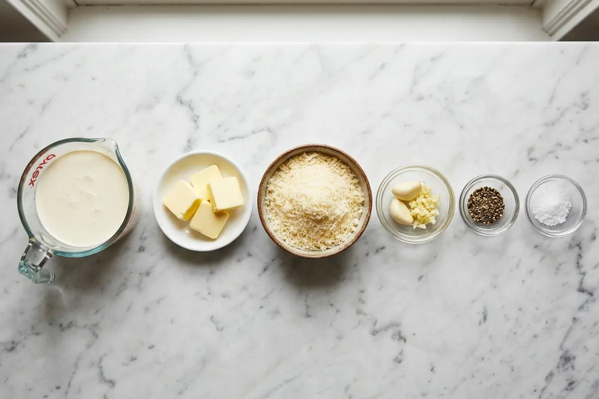 The Core Ingredients and What Each One Does Homemade alfredo sauce — The Core Ingredients and What Each One Does