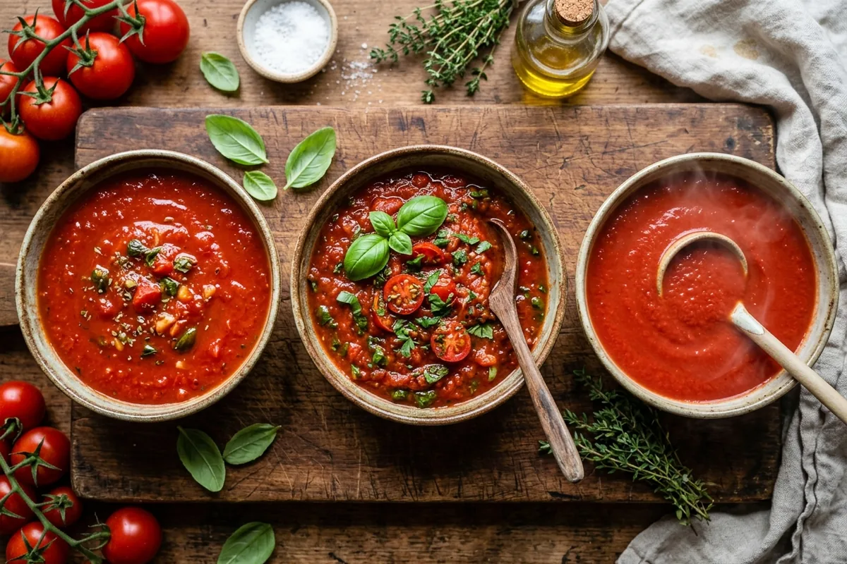 Tomato Sauces: The Workhorse Family Homemade pasta sauces — Tomato Sauces: The Workhorse Family