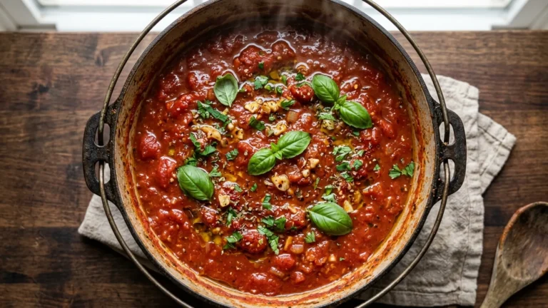 Homemade Spaghetti Sauce: A Rich, Slow-Simmered Recipe and Method