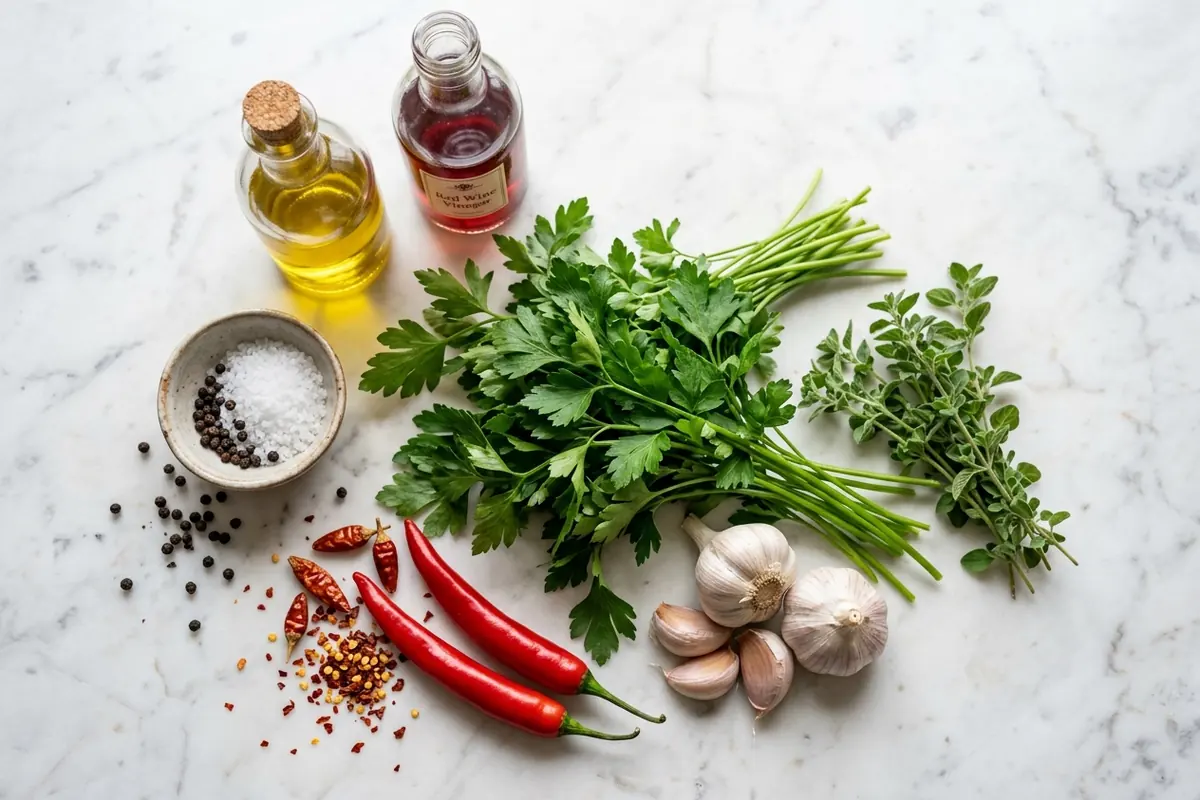 Ingredient Summary In chimichurri sauce — Ingredient Summary