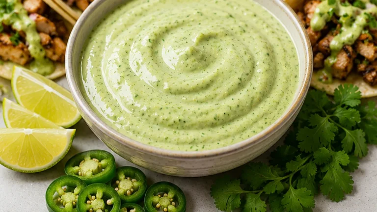 ️ Creamy Jalapeño Sauce: Your New Obsession!