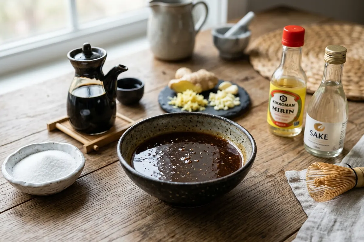Balancing Sweet, Salty, and Savory Making teriyaki sauce — Balancing Sweet, Salty, and Savory