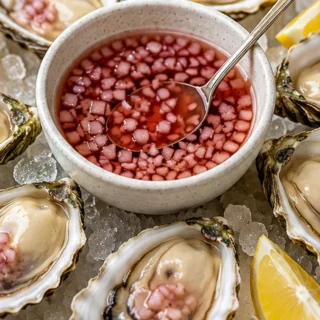Zesty Mignonette Sauce for Oysters
