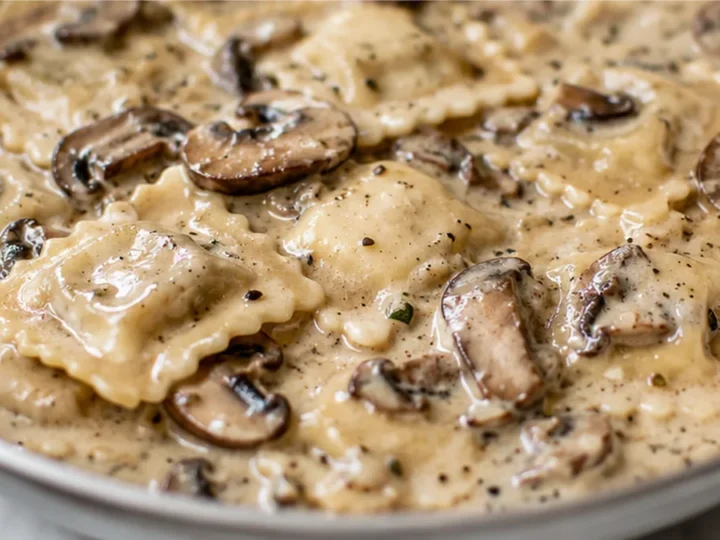 Creamy Mushroom Ravioli Sauce