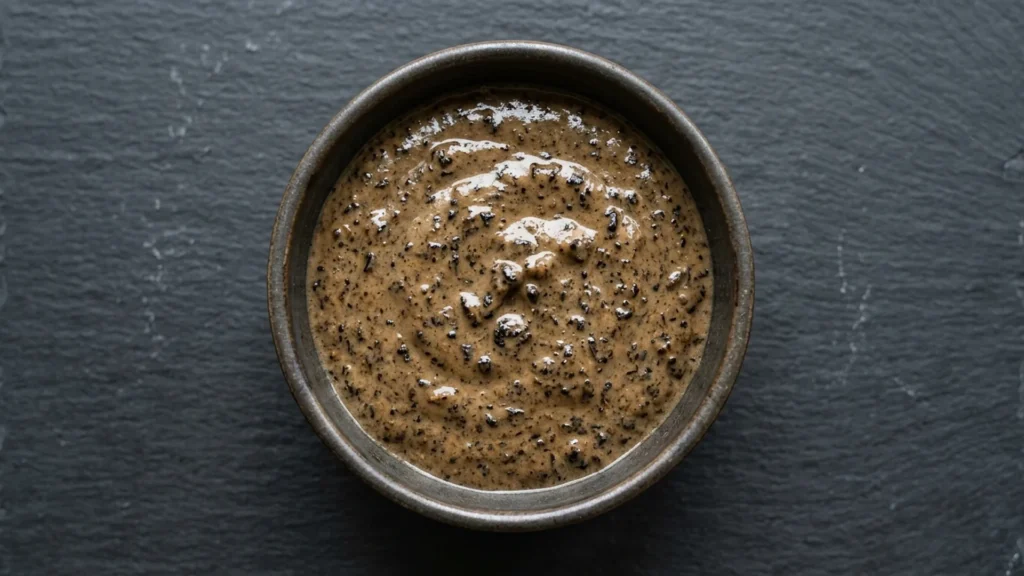 What Is Truffle Sauce? - editorial hero food photograph