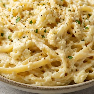 Creamy Cauliflower Alfredo Pasta