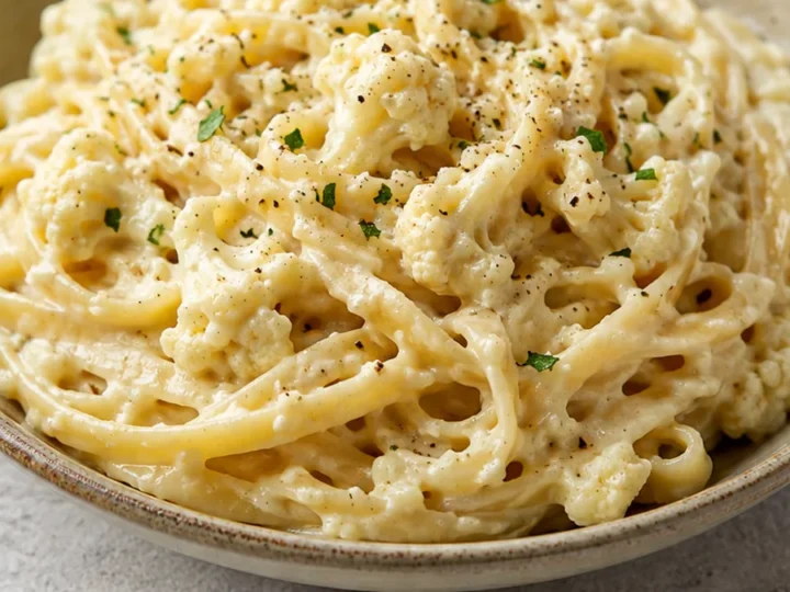 Creamy Cauliflower Alfredo Pasta