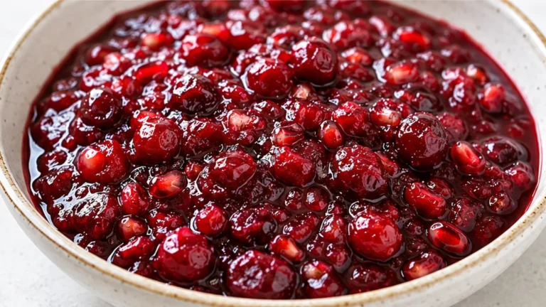 Cranberry-Pomegranate Holiday Sauce