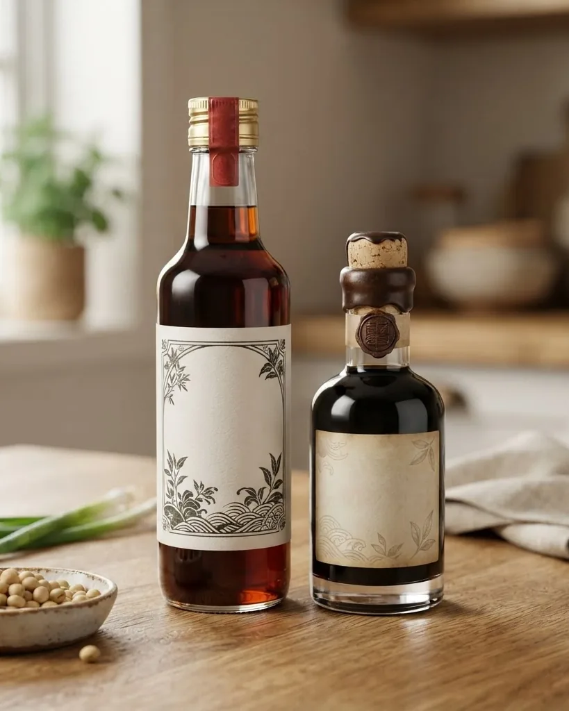 Detail view of unopened bottles: how long they really last