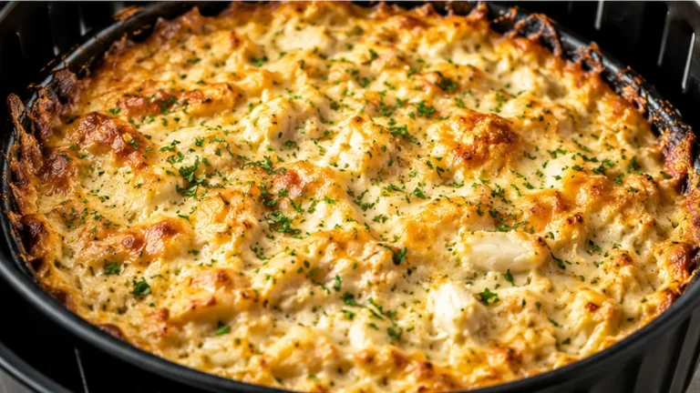Air Fryer Hot Crab Dip: Cheesy, Golden Perfection!
