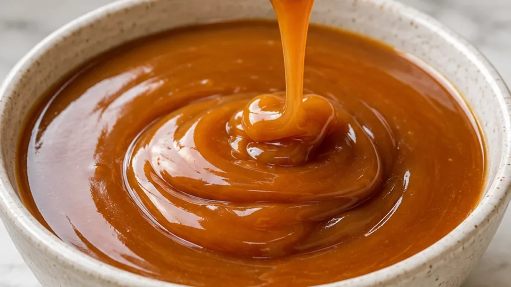 5-Minute Microwave Caramel Sauce! Microwave caramel: make a rich, buttery caramel sauce in just 5 minutes. No candy thermometer needed, perfect for quick desser