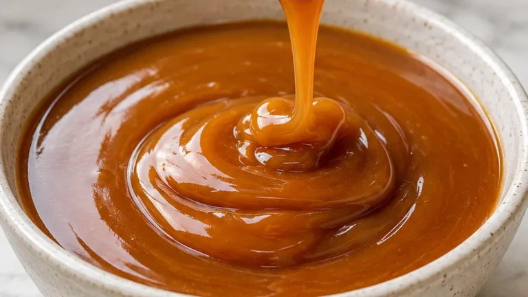 5-Minute Microwave Caramel Sauce!