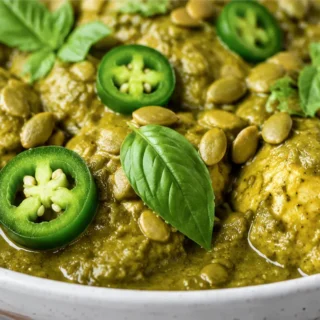 Spicy Mole Verde: Flavor Bomb!