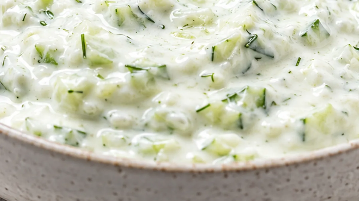 Deliciously Creamy Paleo Tzatziki Sauce Recipe! Paleo Tzatziki: whip up this creamy, refreshing dip with coconut milk, cucumber, and dill. Perfect for meats and