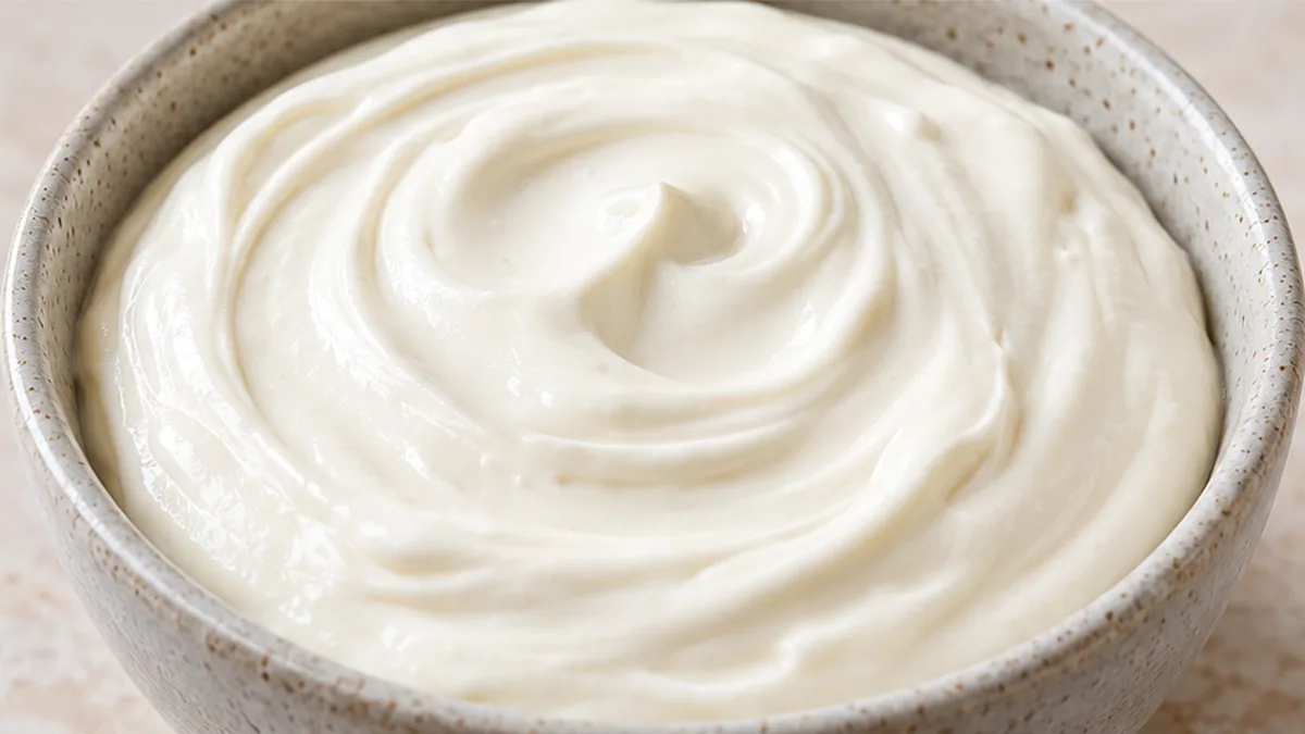 Easy Vegan Sour Cream in 5 Mins! Vegan sour cream: whip up this incredibly easy dairy-free topping in just 5 minutes using Trader Joe's cream cheese. Perfect fo