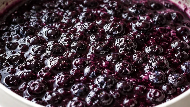 Bursting Blueberry Sauce Bliss!