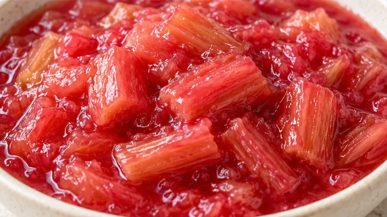 Sweet & Tart Rhubarb Sauce You’ll Love!