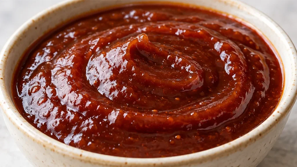 Homemade BBQ Sauce: Sweet & Smoky! - homemade BBQ sauce with tomato paste - Homemade BBQ sauce: craft this sweet and smoky condiment in minutes. Perfect for gri