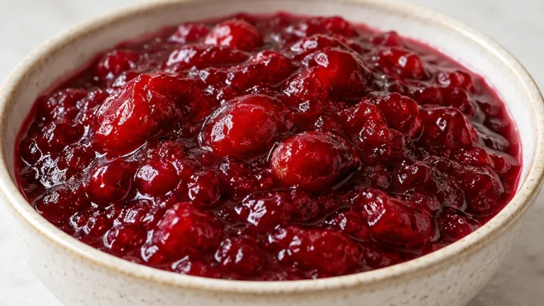 Easy Homemade Cranberry Sauce Recipe