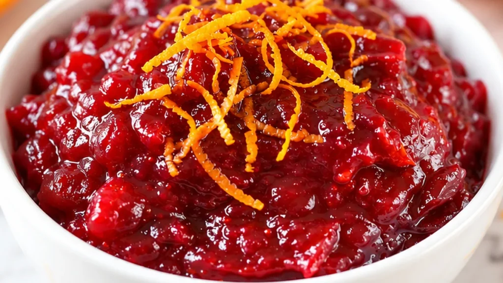 Honey Orange Cranberry Sauce: Sweet & Zesty!