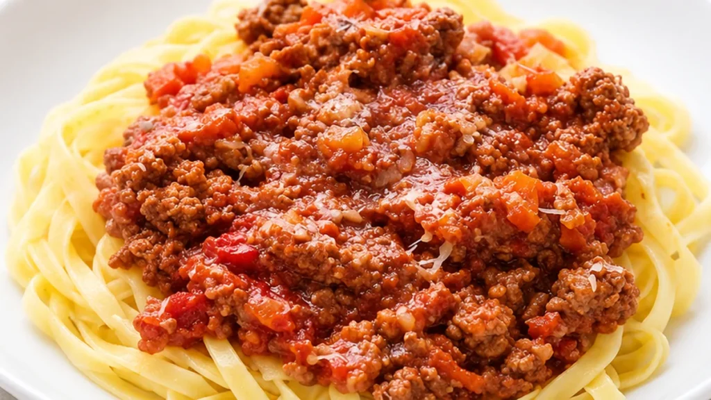 The BEST Bolognese Sauce Recipe - the best bolognese sauce recipe with olive oil