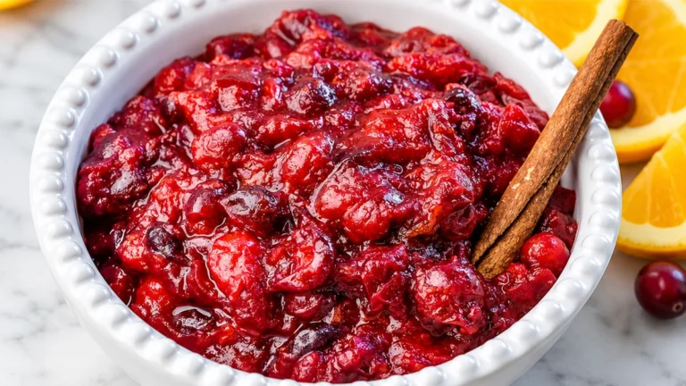 Zesty Cranberry Orange Sauce: Holiday Must-Have!