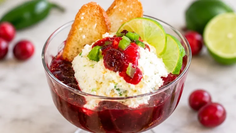 Zesty Jalapeño Lime Cranberry Sauce